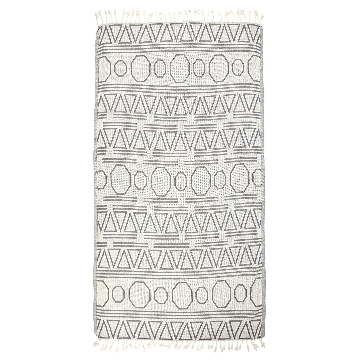 Exclusive Geos Peshtemal Pure Cotton Throw Blanket by La'Hammam