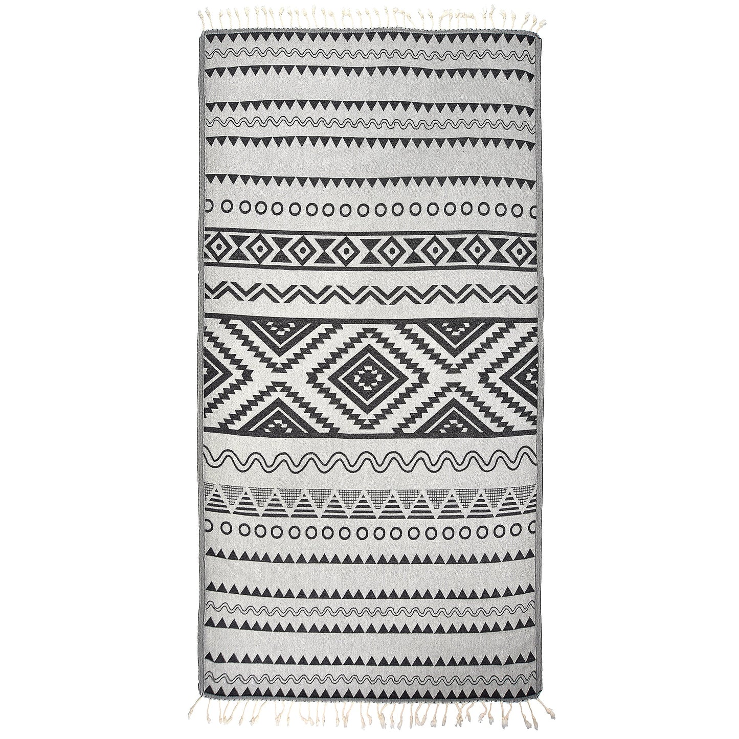 Spartan Pure Cotton Throw Blanket by La'Hammam