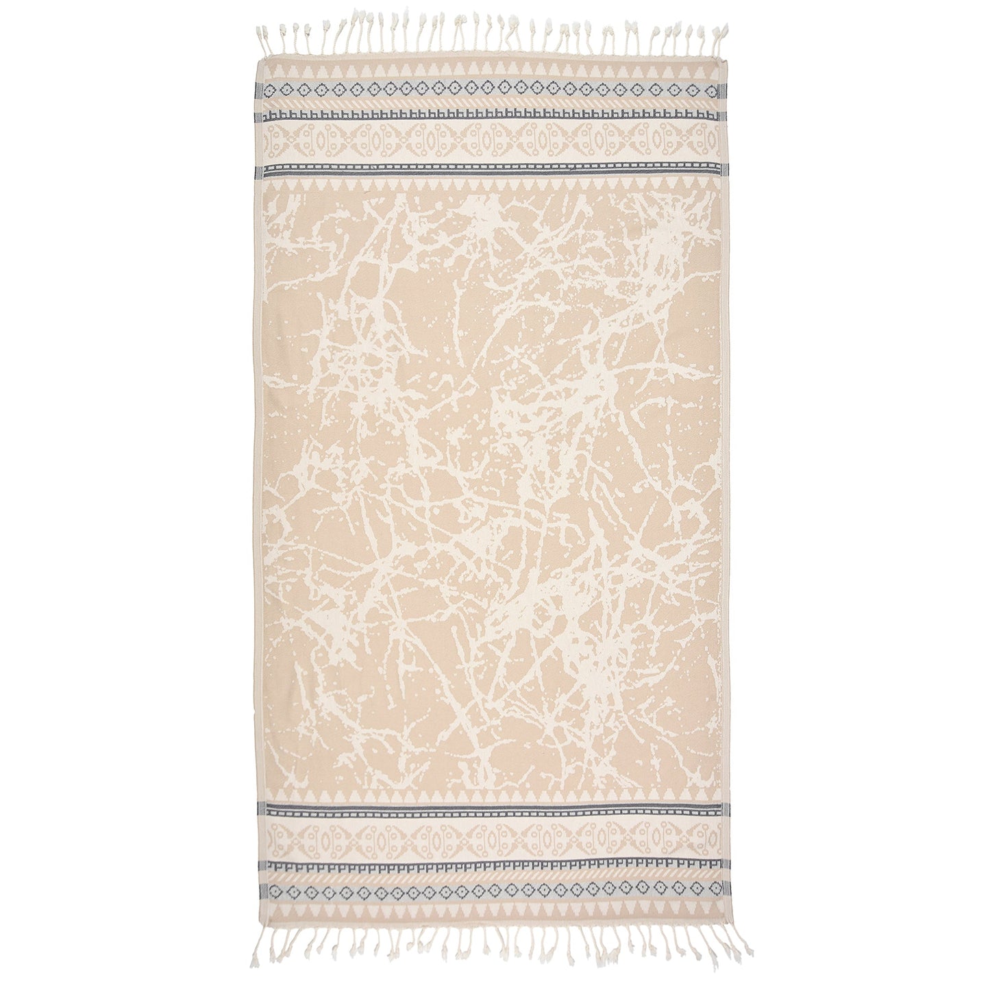 Exclusive Seljuk Peshtemal Pure Cotton Throw Blanket by La'Hammam