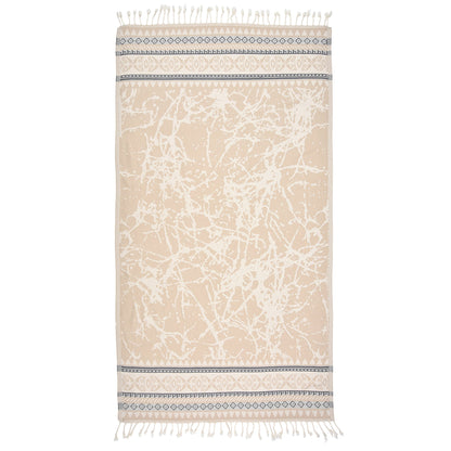 Exclusive Seljuk Peshtemal Pure Cotton Throw Blanket by La'Hammam