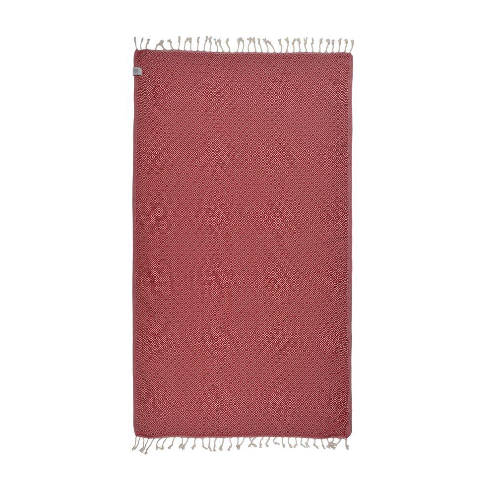 Malta Peshtemal Cotton Throw Blanket by La'Hammam