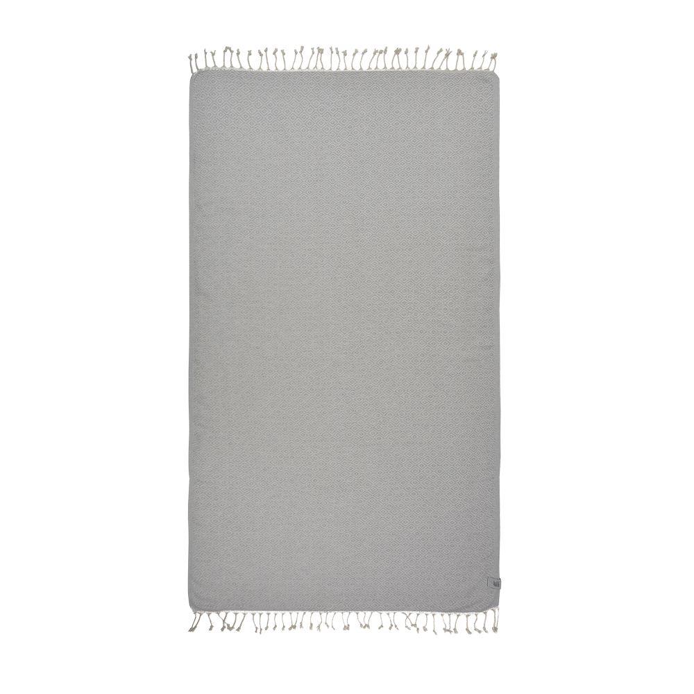 Malta Peshtemal Cotton Throw Blanket by La'Hammam