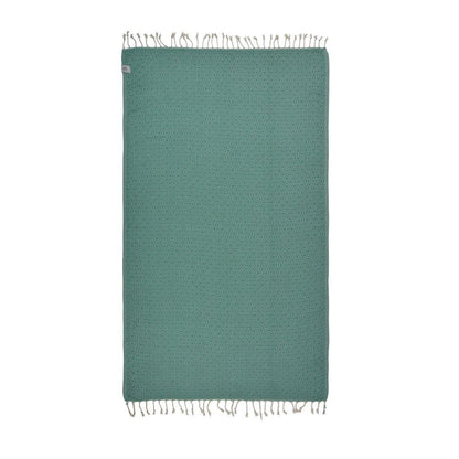 Malta Peshtemal Cotton Throw Blanket by La'Hammam