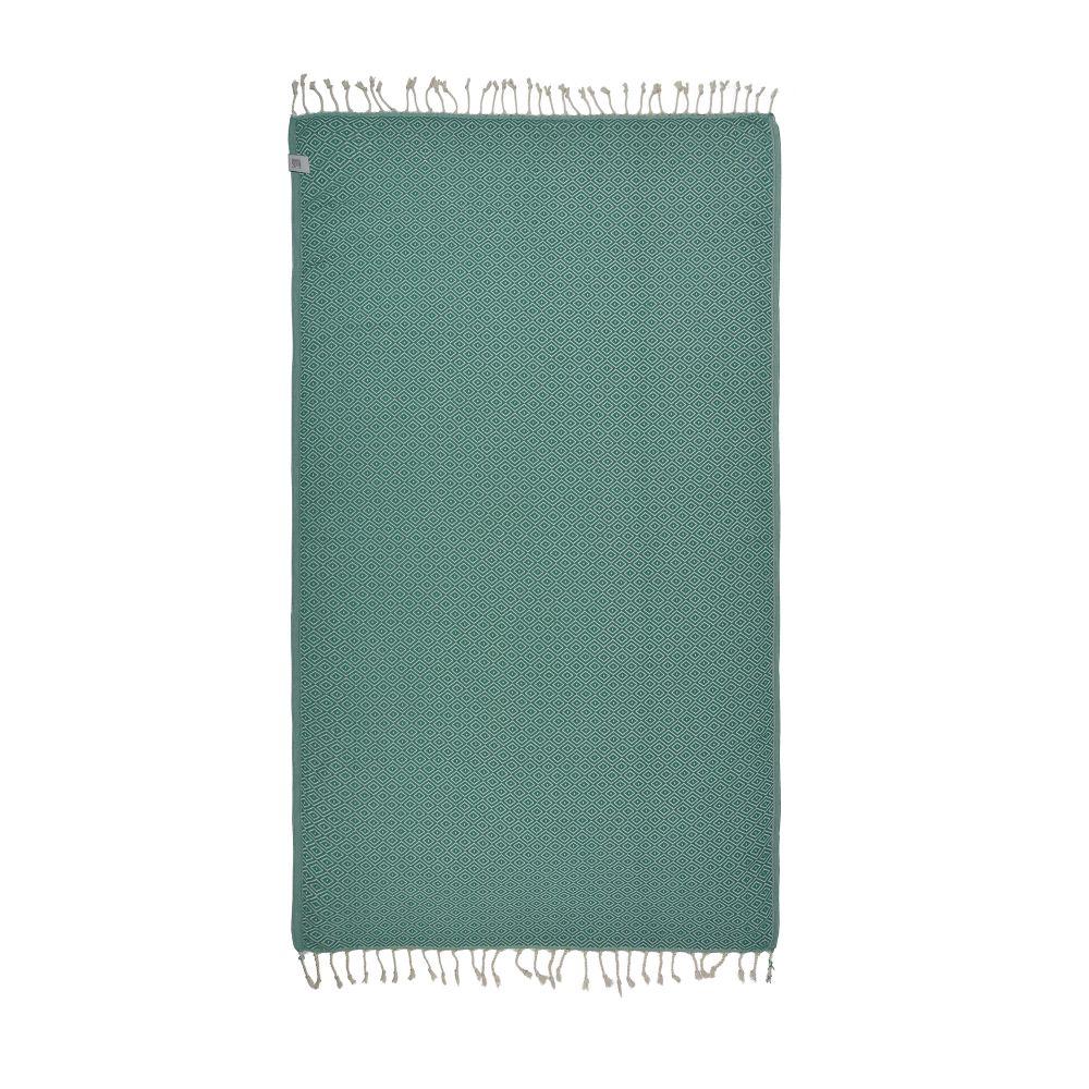 Malta Peshtemal Cotton Throw Blanket by La'Hammam