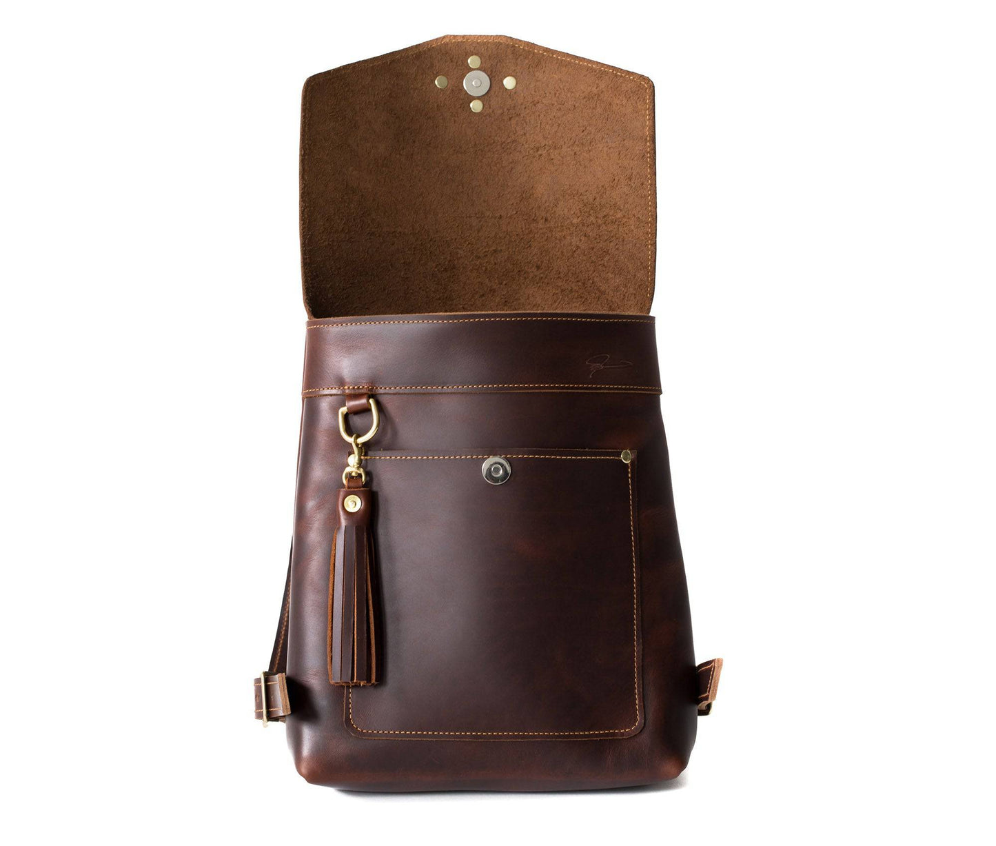 Leather Rucksack by Lifetime Leather Co