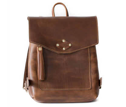 Leather Rucksack by Lifetime Leather Co