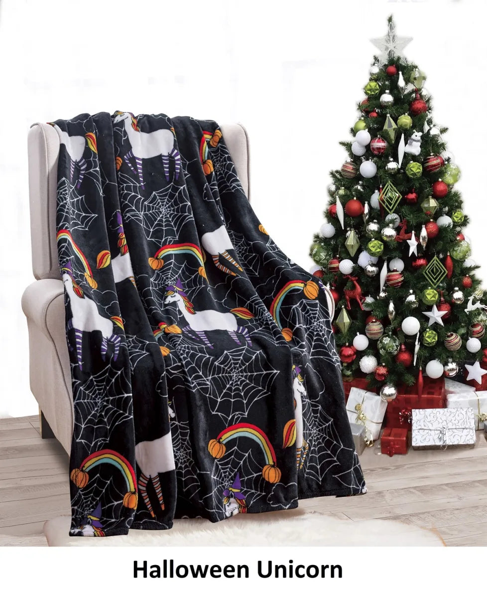 Halloween 50 X 60 Throw Blankets by Infinite Basics