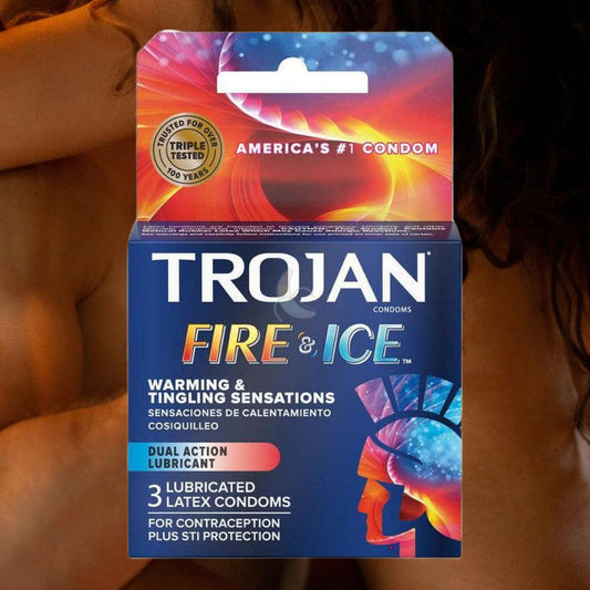 Trojan Fire and Ice Condoms (Hot & Cold Condom)