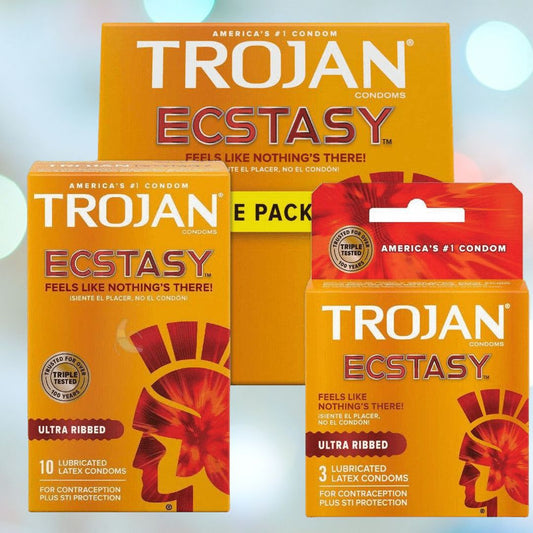 Trojan Ultra Ribbed Ecstasy Condoms