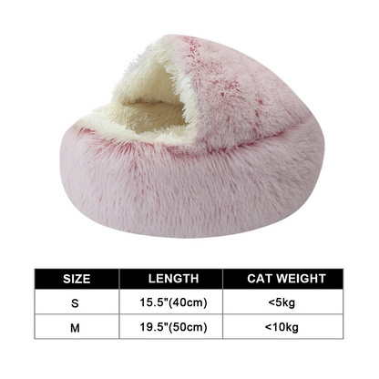 Cat & Dog Round Sleeping Bag Cave by PetWithMe