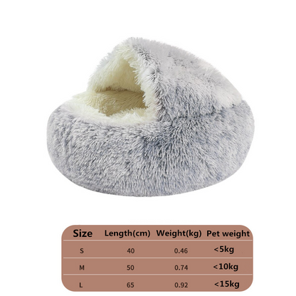 Cat & Dog Round Sleeping Bag Cave by PetWithMe