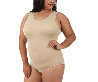 InstantFigure Tank Bodysuit Plus Size Shapewear WB4033C by InstantFigure - InstaSlim - InstantRecoveryMD