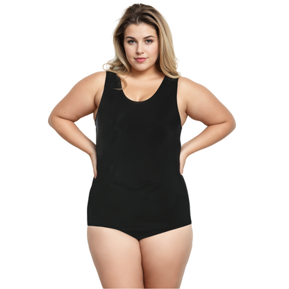 InstantFigure Tank Bodysuit Plus Size Shapewear WB4033C by InstantFigure - InstaSlim - InstantRecoveryMD