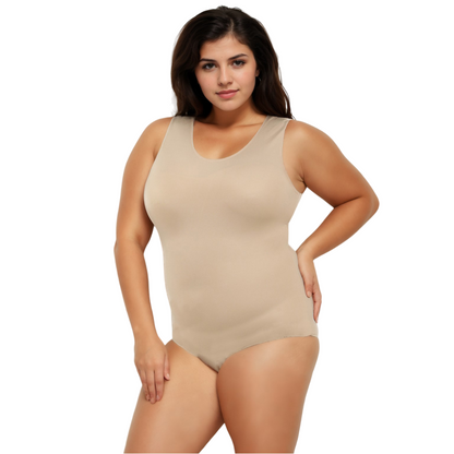 InstantFigure Tank Bodysuit Plus Size Shapewear WB4033C by InstantFigure - InstaSlim - InstantRecoveryMD