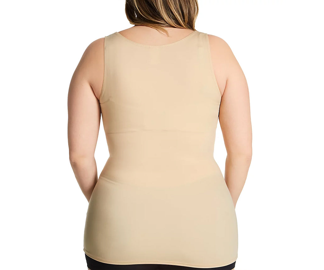 InstantFigure Shirred Tank Top Plus Size Shapewear WT40011C by InstantFigure - InstaSlim - InstantRecoveryMD