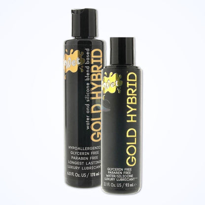 Wet Gold Hybrid Lubricant Water & Silicone Lubricant