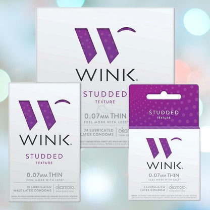 Okamoto Wink Studded Condoms