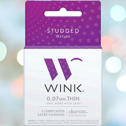 Okamoto Wink Studded Condoms