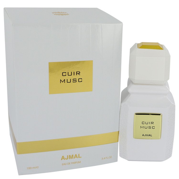 Ajmal Cuir Musc by Ajmal Eau De Parfum Spray (Unisex) 3.4 oz for Women by Avera Group