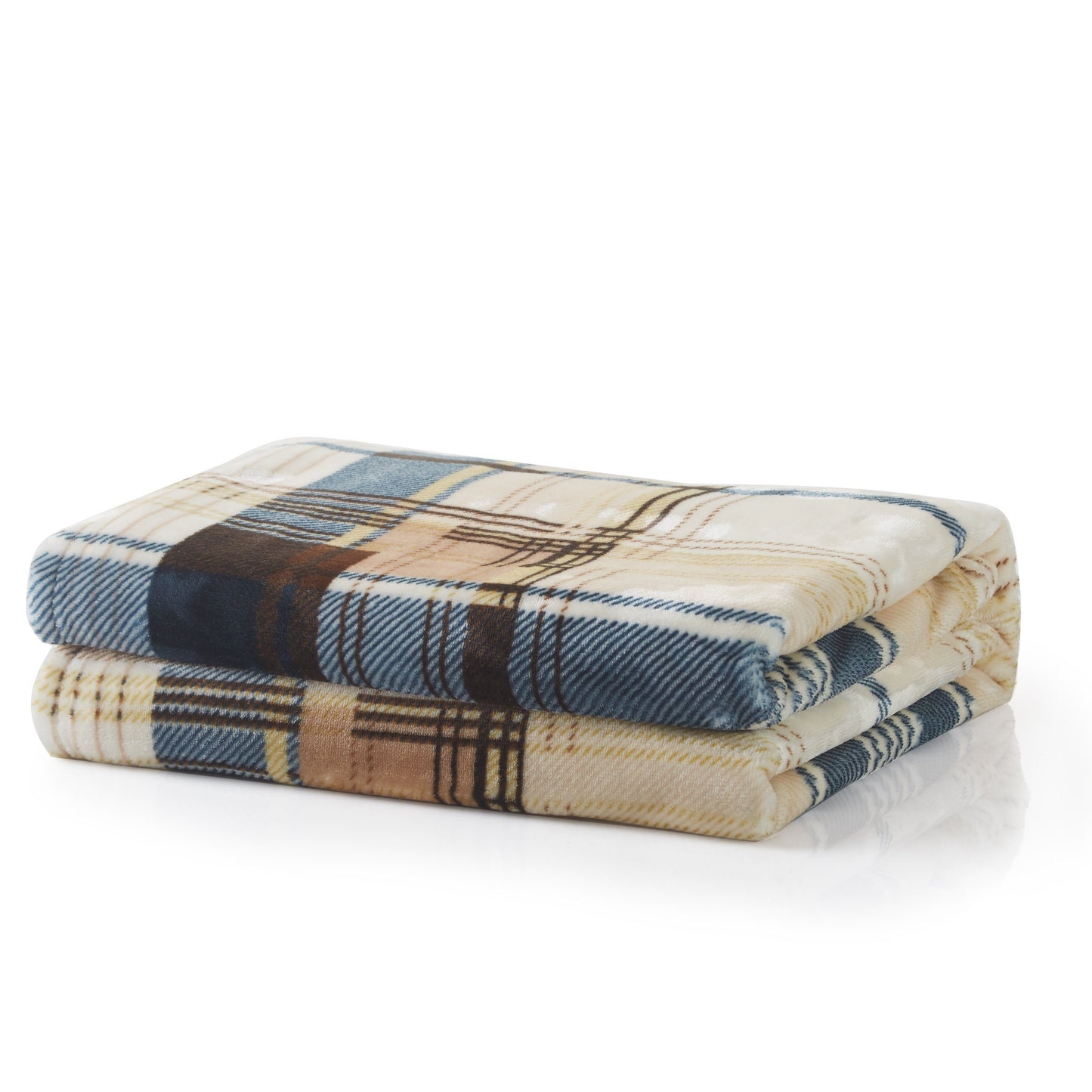 Tache Super Soft Winter Cabin Flannel Throw Blanket by Tache Home Fashion