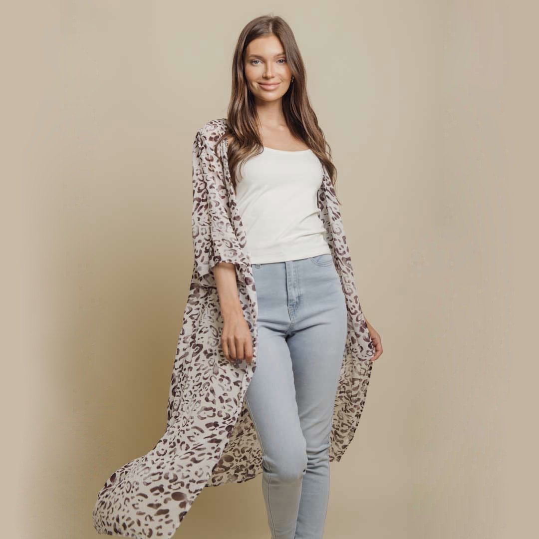 Cheetah Kimono by ClaudiaG Collection