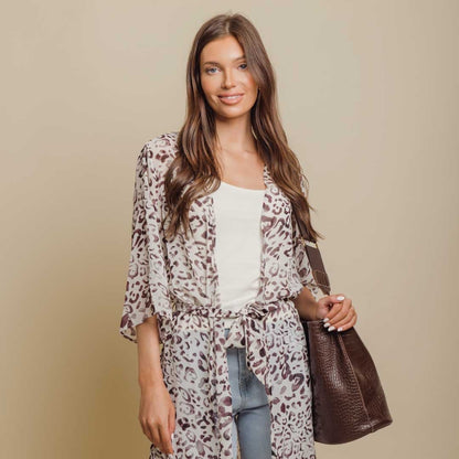 Cheetah Kimono by ClaudiaG Collection