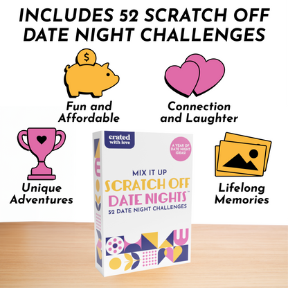 Mix It Up Scratch Off Date Nights by Crated with Love