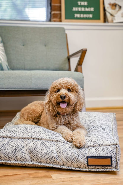 Lounger Pet Bed in Sapphire Spaniel by Furr Baby Gifts