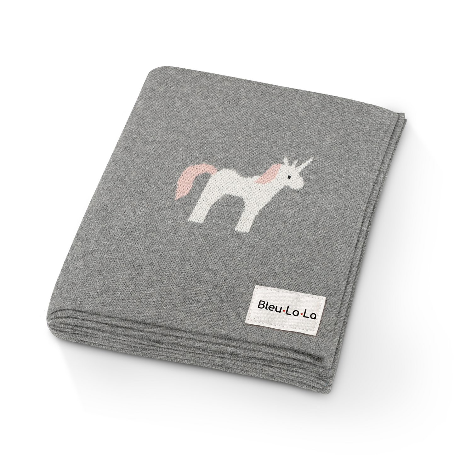 Knit Unicorn Blanket by Bleu La La