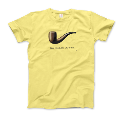 Rene Magritte This Is Not A Pipe, 1929 Artwork T-Shirt by Art-O-Rama Shop