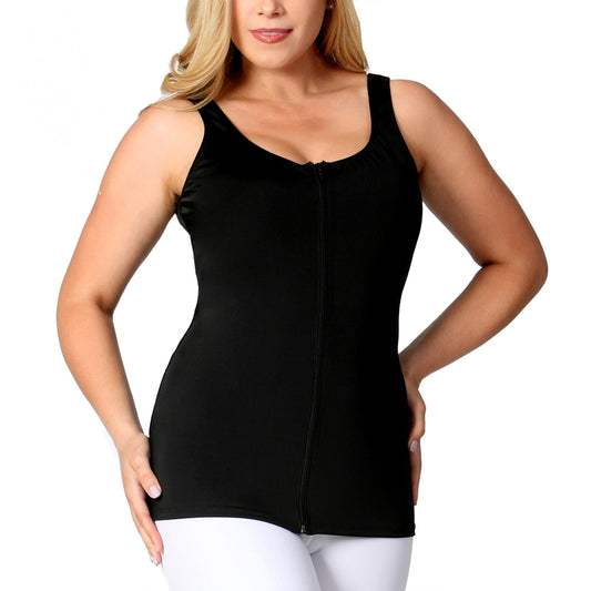 InstantRecovery High Compression Front Zip Up Vest MD209 by InstantFigure - InstaSlim - InstantRecoveryMD