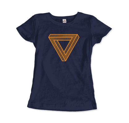 The Penrose Triangle From A Journey Through Time - DARK T-Shirt by Art-O-Rama Shop