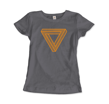 The Penrose Triangle From A Journey Through Time - DARK T-Shirt by Art-O-Rama Shop