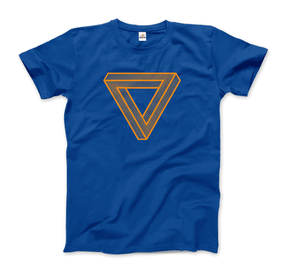 The Penrose Triangle From A Journey Through Time - DARK T-Shirt by Art-O-Rama Shop