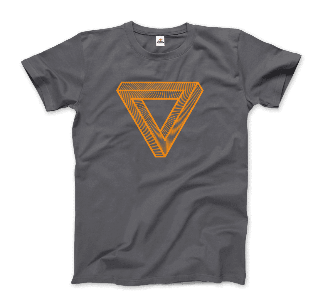 The Penrose Triangle From A Journey Through Time - DARK T-Shirt by Art-O-Rama Shop