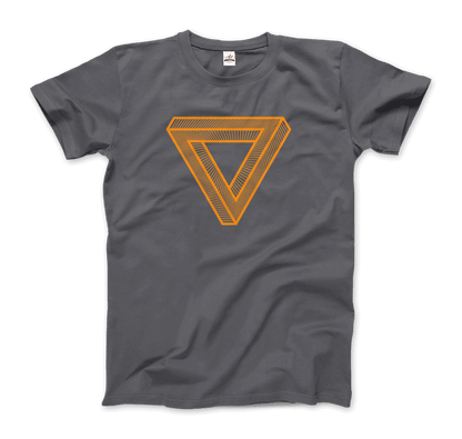 The Penrose Triangle From A Journey Through Time - DARK T-Shirt by Art-O-Rama Shop