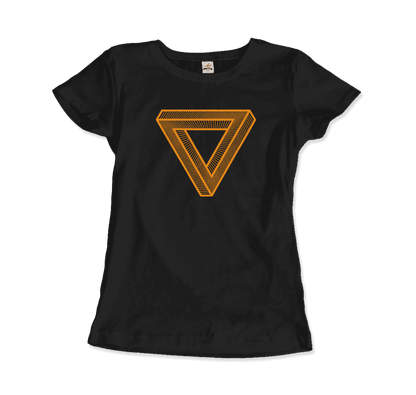 The Penrose Triangle From A Journey Through Time - DARK T-Shirt by Art-O-Rama Shop