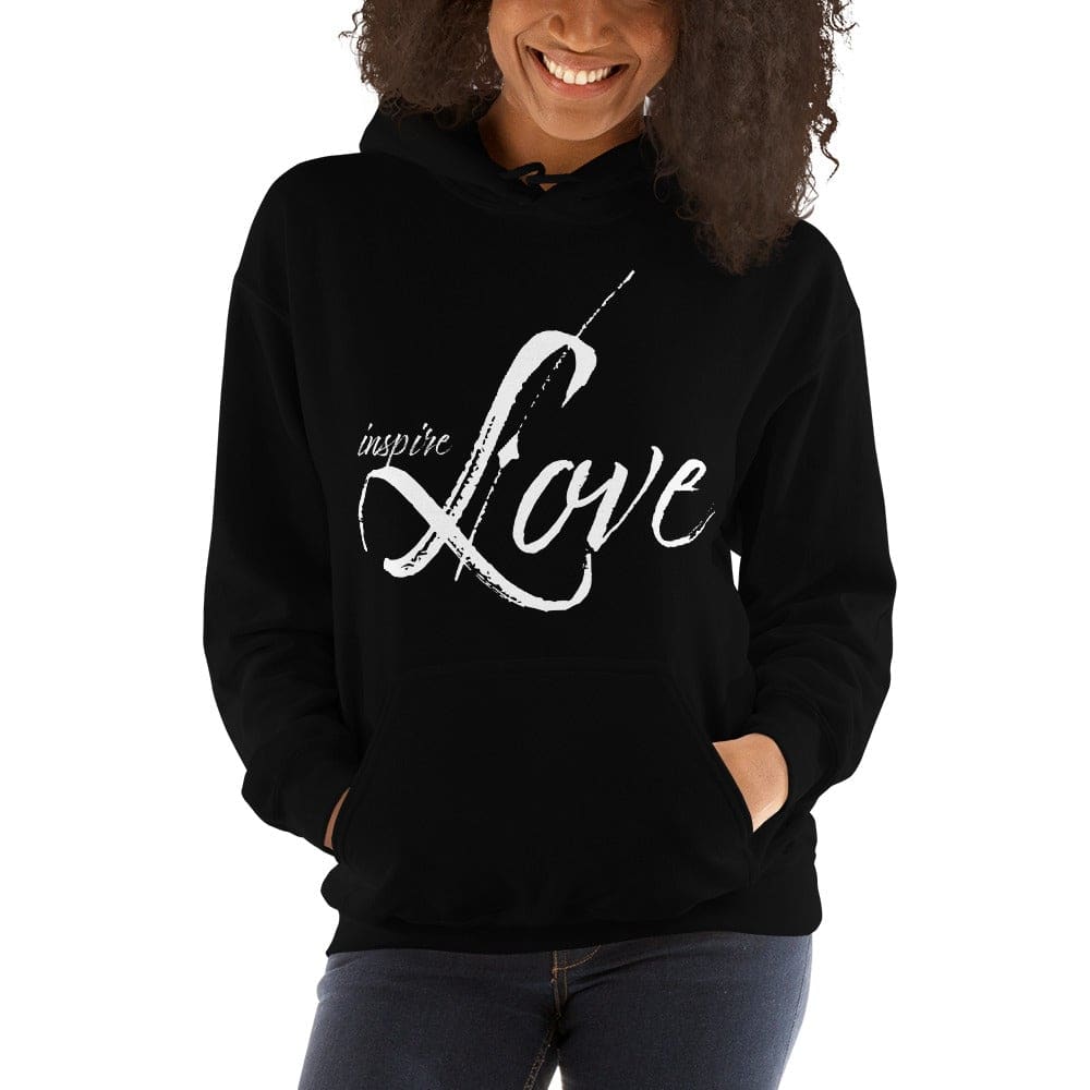 Womens Hoodie - Pullover Hooded Sweatshirt - Graphic/inspire Love by inQue.Style