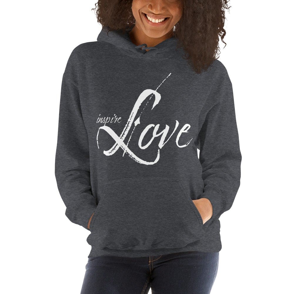 Womens Hoodie - Pullover Hooded Sweatshirt - Graphic/inspire Love by inQue.Style