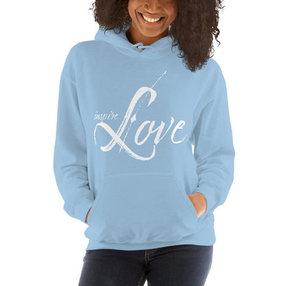 Womens Hoodie - Pullover Hooded Sweatshirt - Graphic/inspire Love by inQue.Style