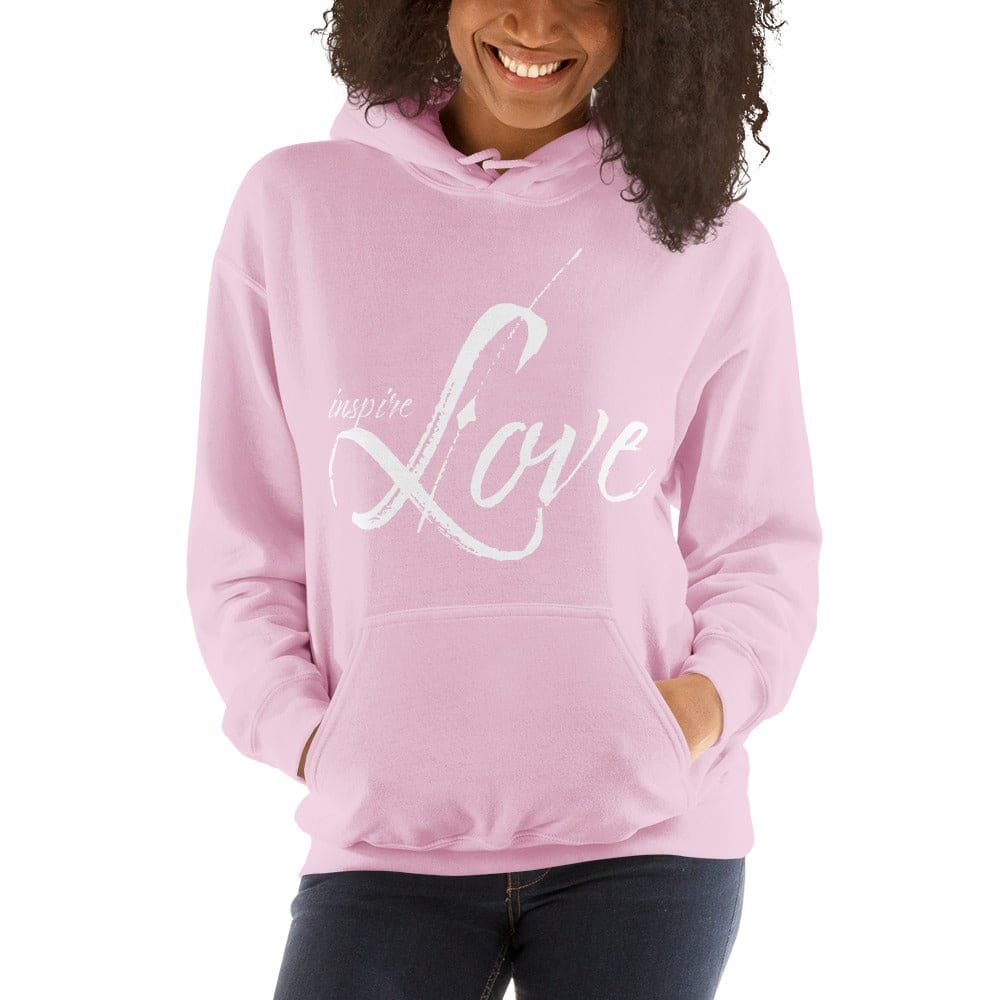 Womens Hoodie - Pullover Hooded Sweatshirt - Graphic/inspire Love by inQue.Style