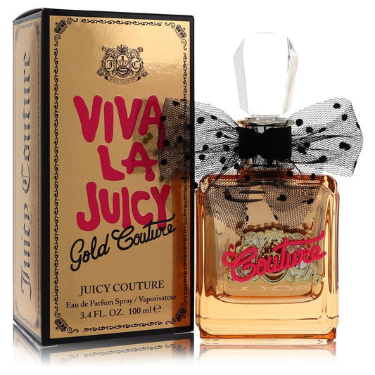 Viva La Juicy Gold Couture by Juicy Couture Eau De Parfum Spray 3.4 oz for Women by Avera Group