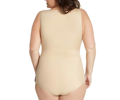 InstantFigure Tank Bodysuit Plus Size Shapewear WB4033C by InstantFigure - InstaSlim - InstantRecoveryMD